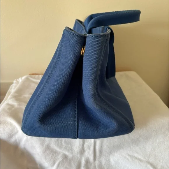 Prada Canapa blue denim tote - Picture 5 of 14